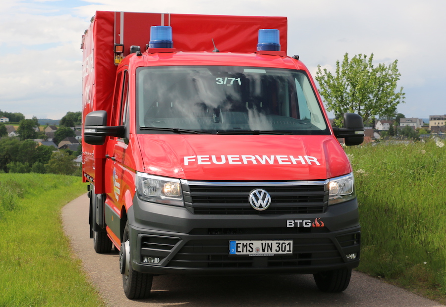 Das Fahrzeug wurde von BTG in Görlitz aufgebaut